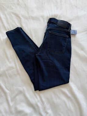 Lucky Brand Dark Wash Ava Mid Rise Skinny Jeans